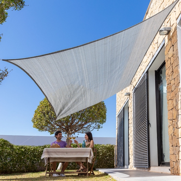 Sonnensegel RESHAD 3 x 4 m - Grau